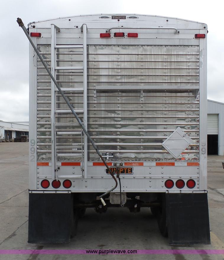 image for item K7961 2002 Timpte double hopper grain trailer