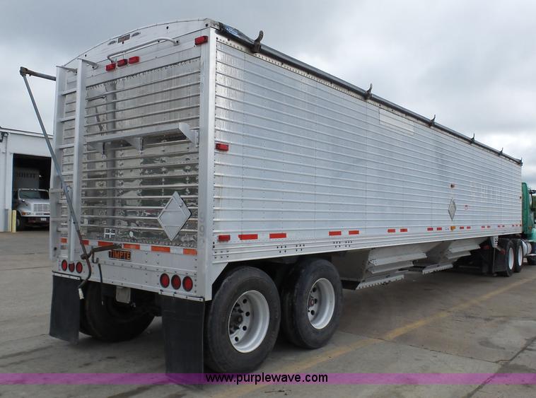 image for item K7961 2002 Timpte double hopper grain trailer