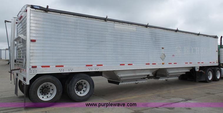 image for item K7961 2002 Timpte double hopper grain trailer