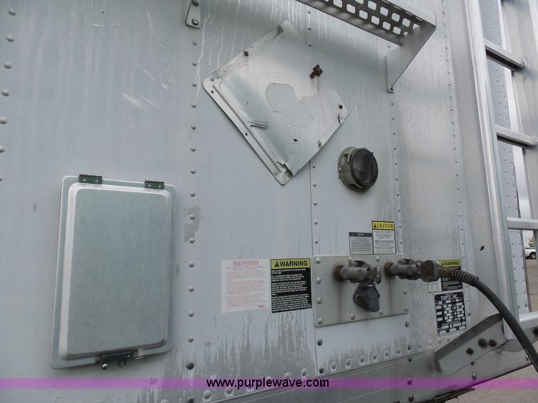 image for item K7961 2002 Timpte double hopper grain trailer