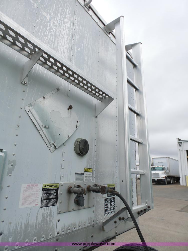 image for item K7961 2002 Timpte double hopper grain trailer