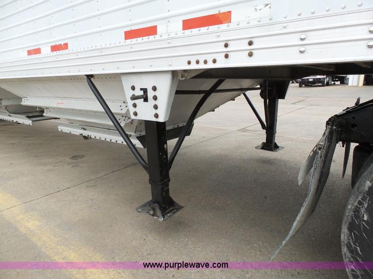 image for item K7961 2002 Timpte double hopper grain trailer