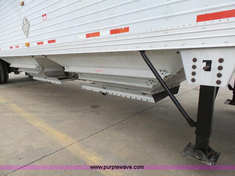image for item K7961 2002 Timpte double hopper grain trailer