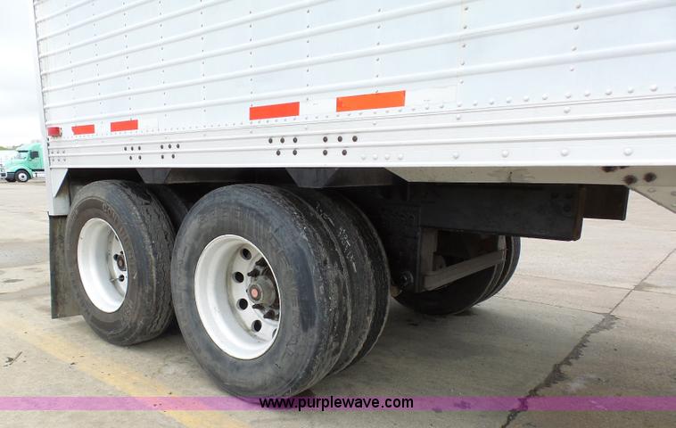 image for item K7961 2002 Timpte double hopper grain trailer