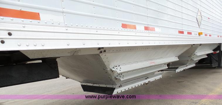 image for item K7961 2002 Timpte double hopper grain trailer