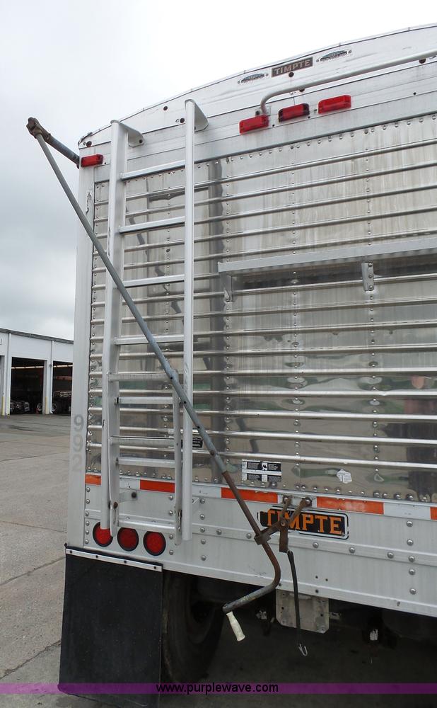 image for item K7961 2002 Timpte double hopper grain trailer
