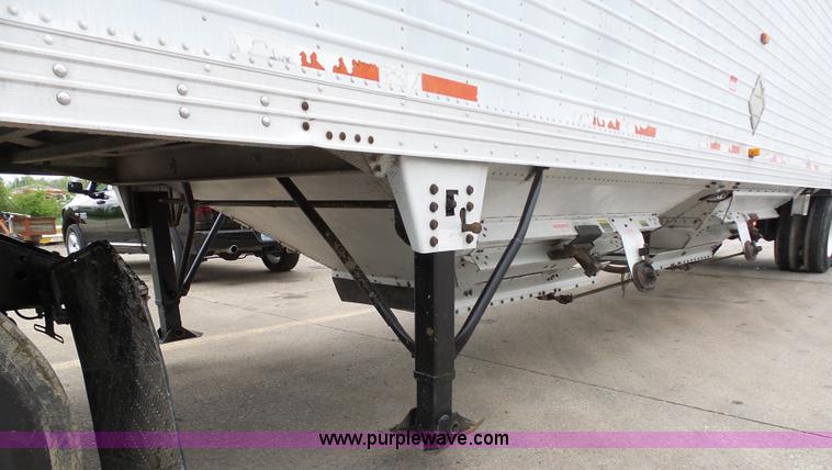 image for item K7961 2002 Timpte double hopper grain trailer