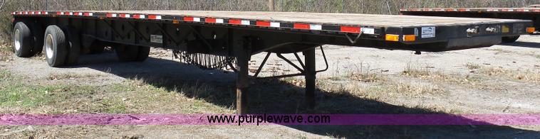 image for item K7987 2011 Transcraft TL-2000 flatbed trailer