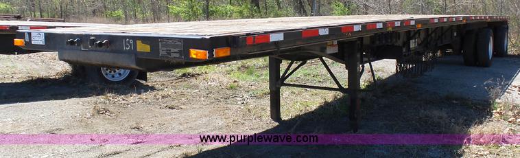 image for item K7987 2011 Transcraft TL-2000 flatbed trailer