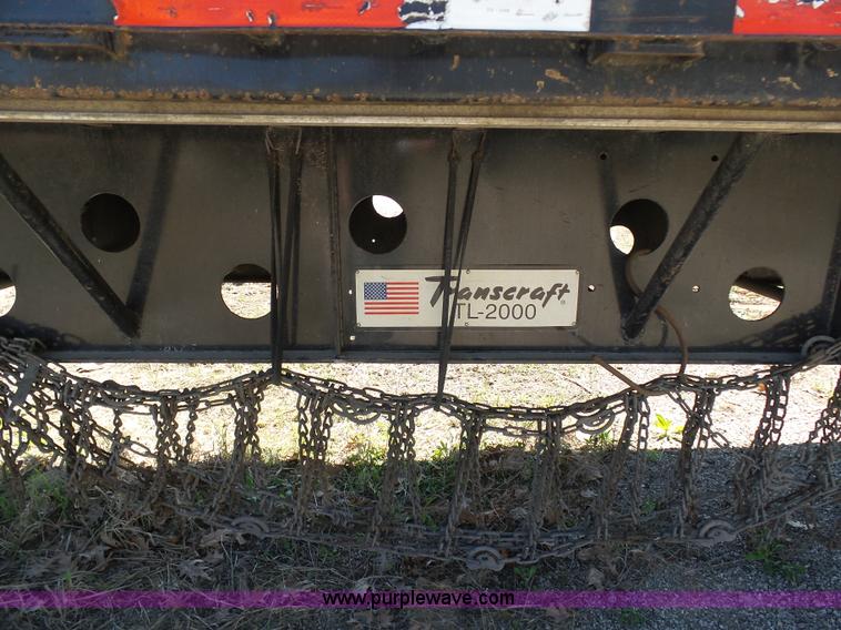 image for item K7987 2011 Transcraft TL-2000 flatbed trailer