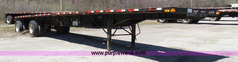 image for item K7988 2007 Transcraft TL-2000 flatbed trailer