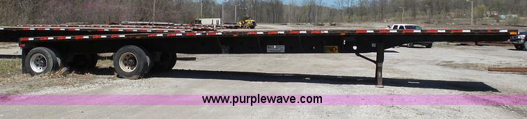 image for item K7988 2007 Transcraft TL-2000 flatbed trailer