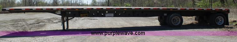 image for item K7988 2007 Transcraft TL-2000 flatbed trailer