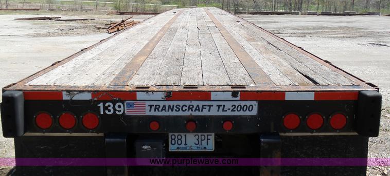 image for item K7988 2007 Transcraft TL-2000 flatbed trailer