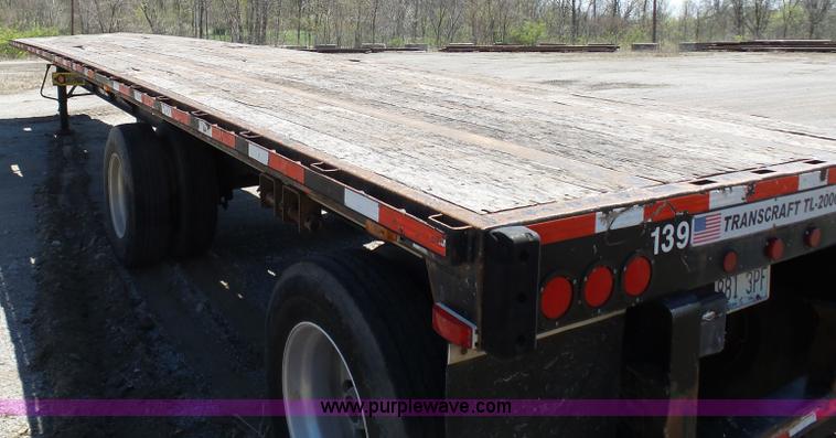 image for item K7988 2007 Transcraft TL-2000 flatbed trailer