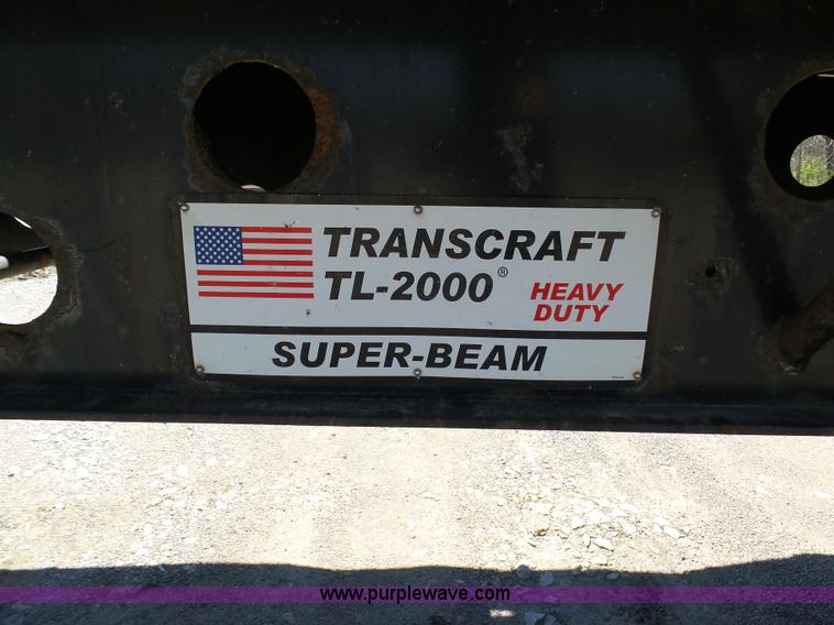 image for item K7988 2007 Transcraft TL-2000 flatbed trailer