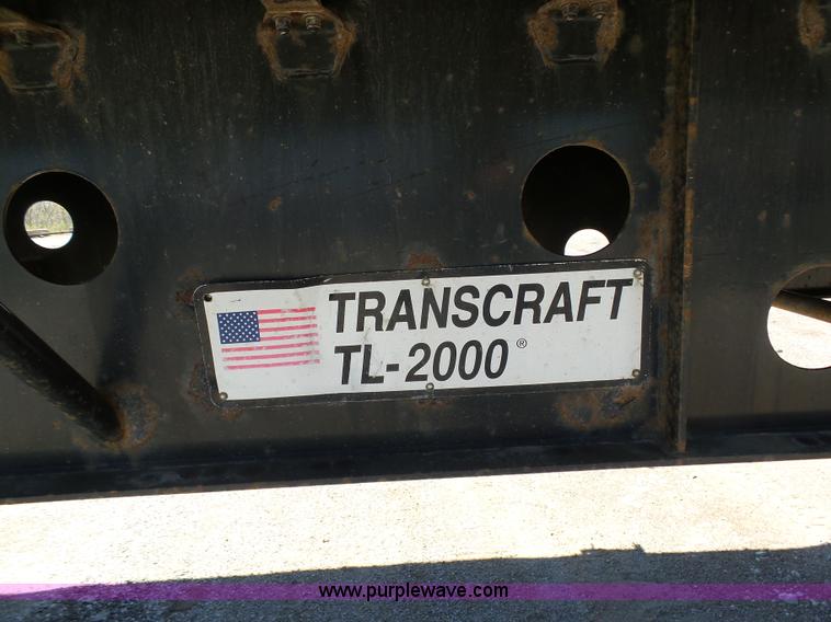 image for item K7989 2005 Transcraft TL-2000 flatbed trailer
