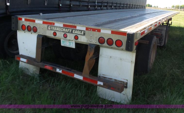 image for item L5802 2000 Transcraft Eagle flatbed trailer