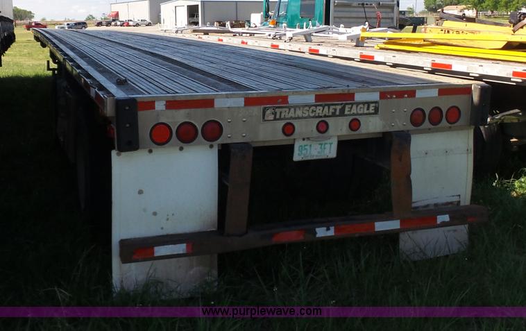 image for item L5802 2000 Transcraft Eagle flatbed trailer