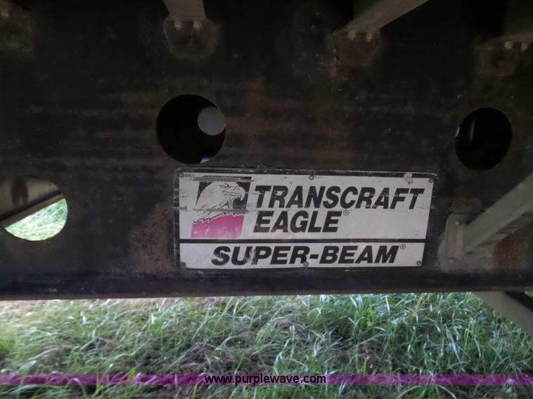 image for item L5802 2000 Transcraft Eagle flatbed trailer