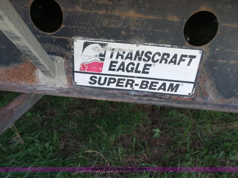 image for item L5802 2000 Transcraft Eagle flatbed trailer