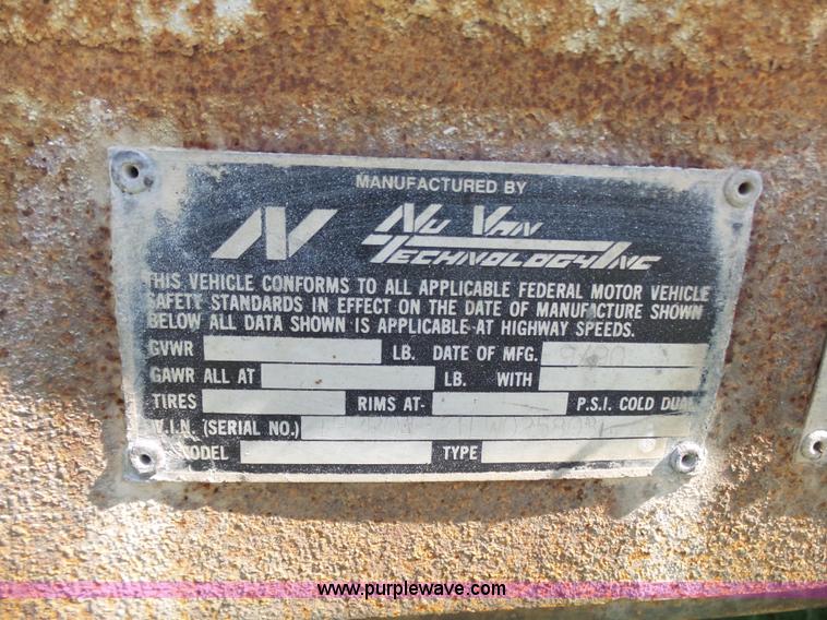 image for item L5803 1990 Fruehauf PBA-F2B-48W soft-side cargo trailer