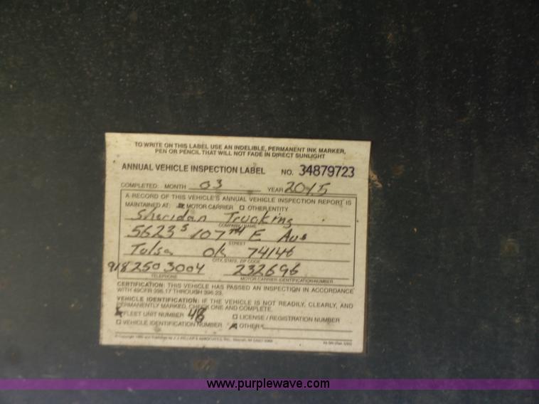 image for item L5804 1999 Utility FS2CHA flatbed trailer