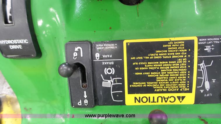 image for item K4648 John Deere 185 Hydro lawn mower