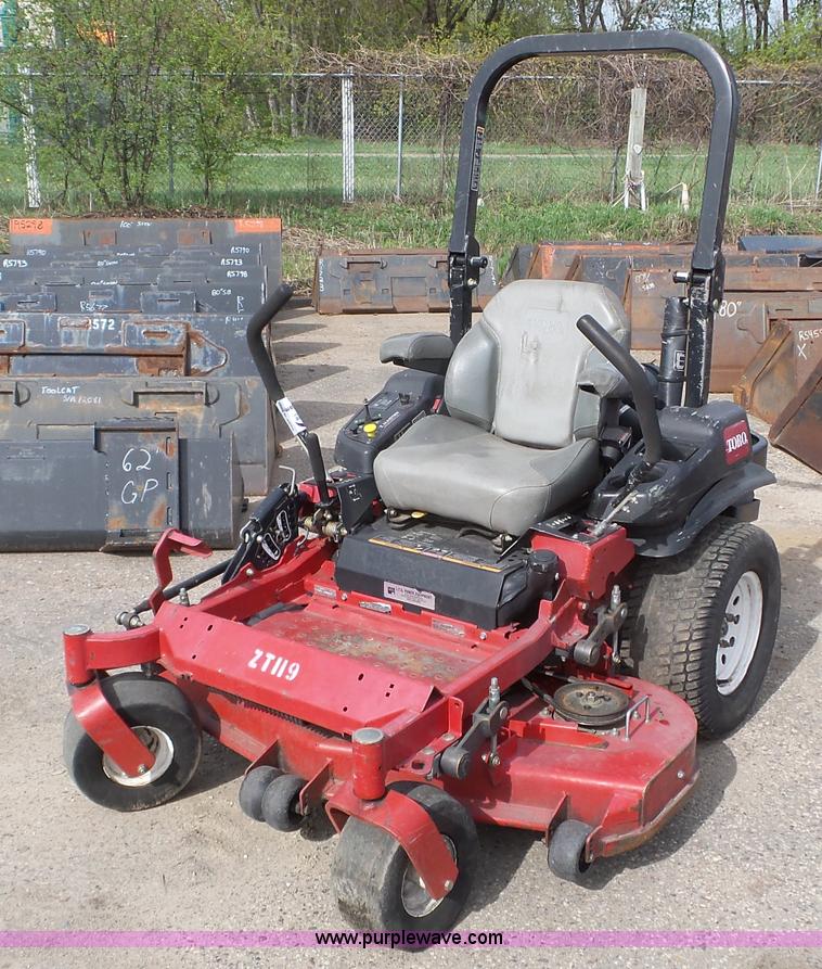 image for item K4663 Toro Z Master Turbo Force lawn mower