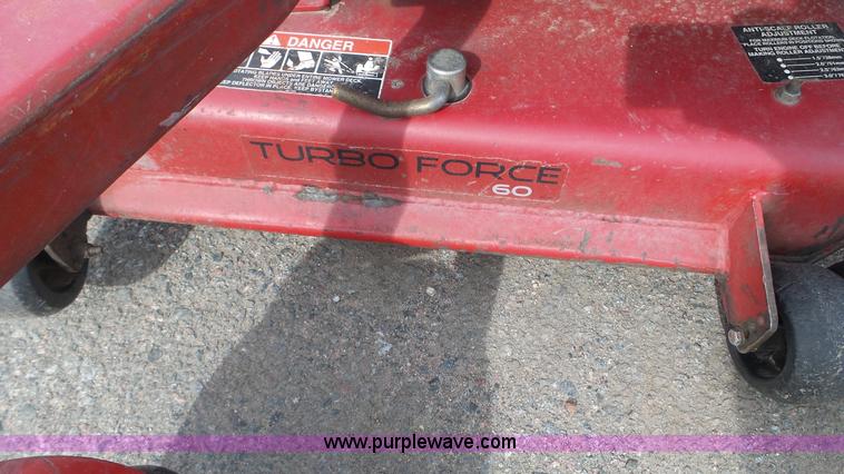image for item K4665 Toro Turbo Force ZTR lawn mower