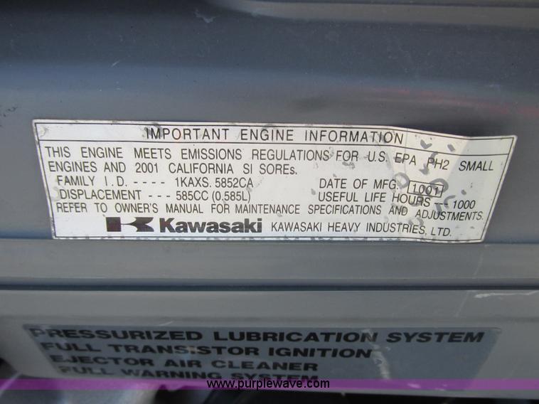 image for item K4687 John Deere F725 lawn mower