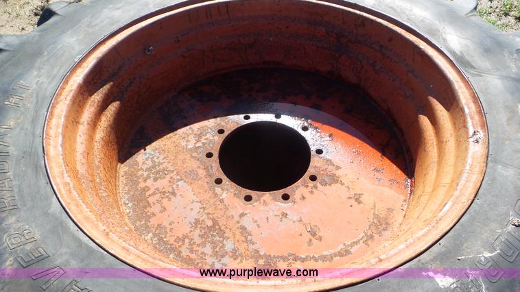 image for item AV9756 (2) 18.4R38 tires and wheels