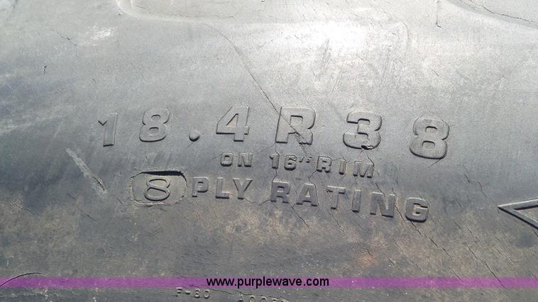 image for item AV9756 (2) 18.4R38 tires and wheels