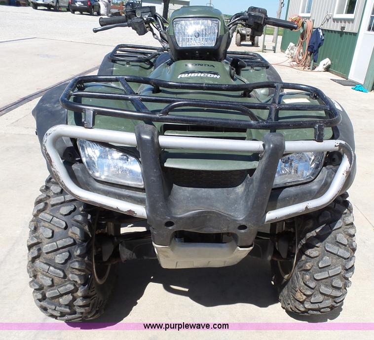 image for item BR9247 2009 Honda Rubicon ATV