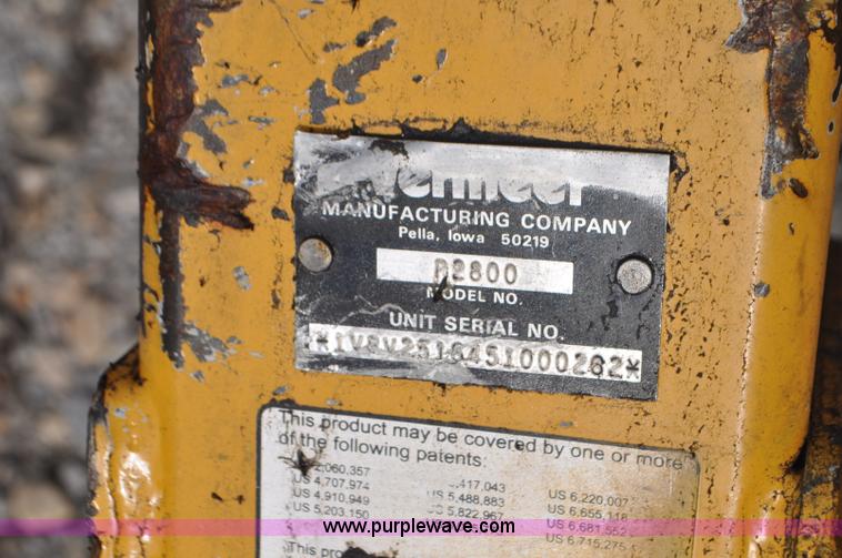 image for item G7363 Vermeer R2800 rake