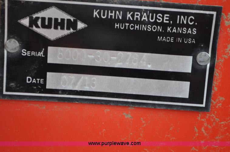 image for item G7364 2013 Kuhn-krause 8000 Excelerator vertical tillage