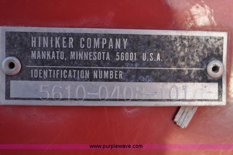 image for item G7375 Hiniker 5610 shredder/windrower