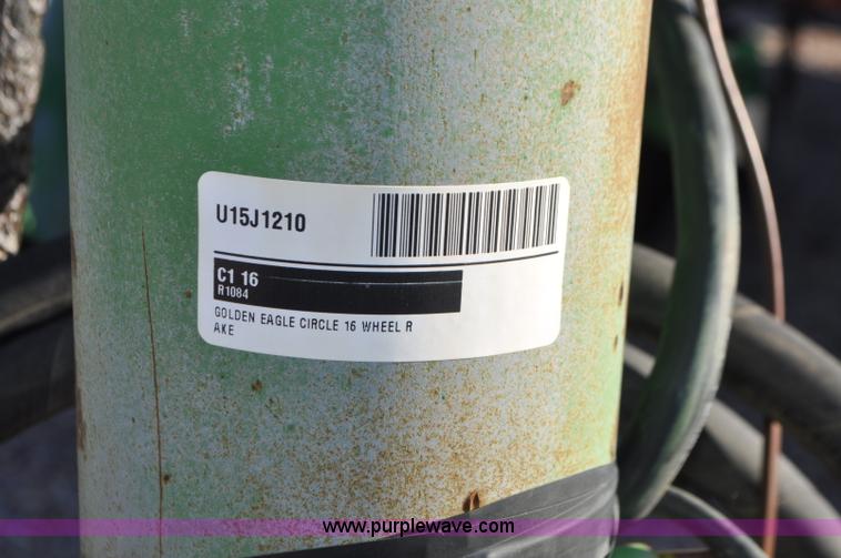 image for item G7376 Golden Eagle wheel rake