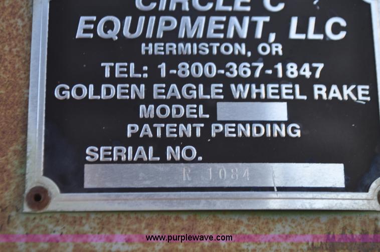 image for item G7376 Golden Eagle wheel rake