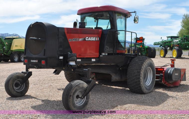 image for item G7377 2009 Case IH 1903WD self-propelled windrower