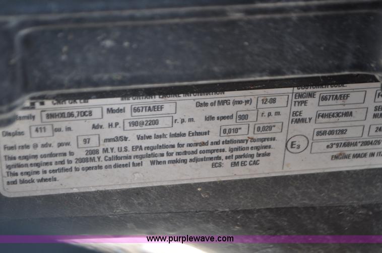 image for item G7377 2009 Case IH 1903WD self-propelled windrower