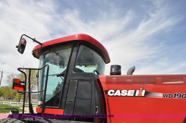 image for item G7377 2009 Case IH 1903WD self-propelled windrower