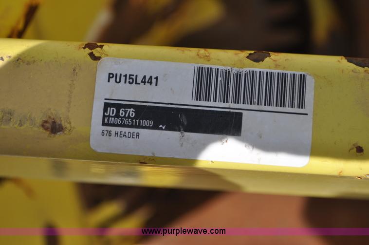 image for item G7397 2005 John Deere 676 rotary head