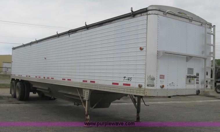 image for item J2831 1997 Timpte Super Hopper double hopper bottom grain trailer