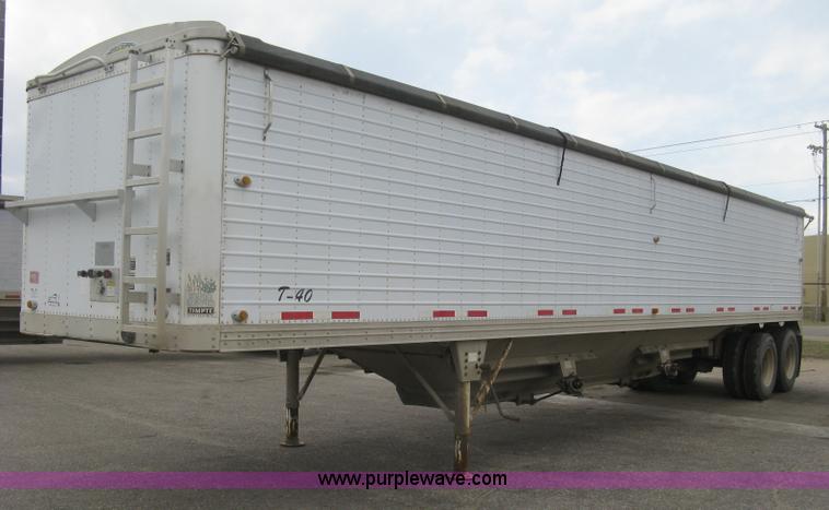 image for item J2831 1997 Timpte Super Hopper double hopper bottom grain trailer