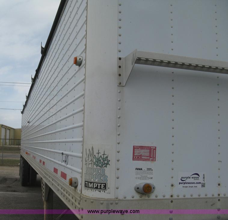 image for item J2831 1997 Timpte Super Hopper double hopper bottom grain trailer