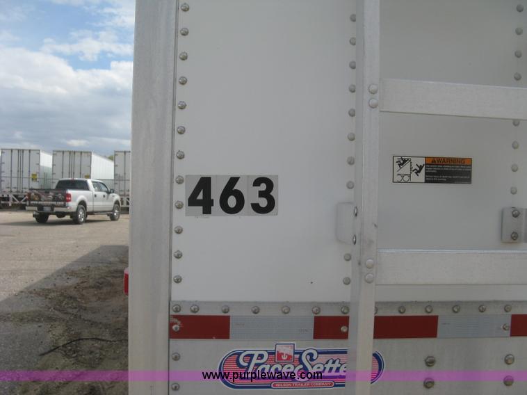 image for item J2834 2005 Wilson DWH-500 Pace Setter double hopper bottom grain trailer