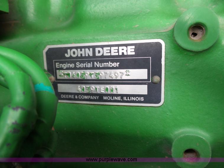 image for item J4977 1993 John Deere 3830 self-propelled windrower