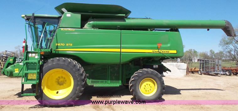 image for item K5171 2009 John Deere 9670 STS RWA combine