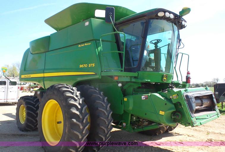 image for item K5171 2009 John Deere 9670 STS RWA combine